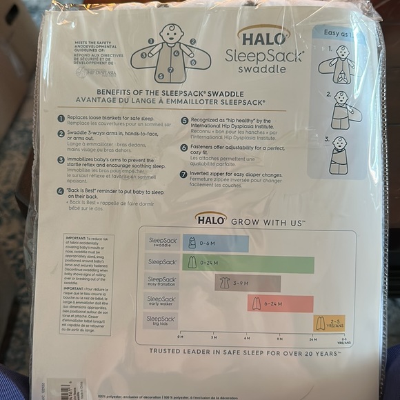 Halo SleepSack Swaddle 3.0 Tog - Picture 2 of 2